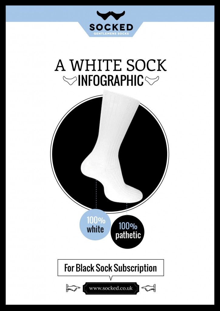 white sock infographic